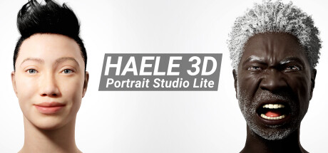 3D 面部解剖绘图参考 (HAELE 3D – Portrait Studio Lite – Drawing References)