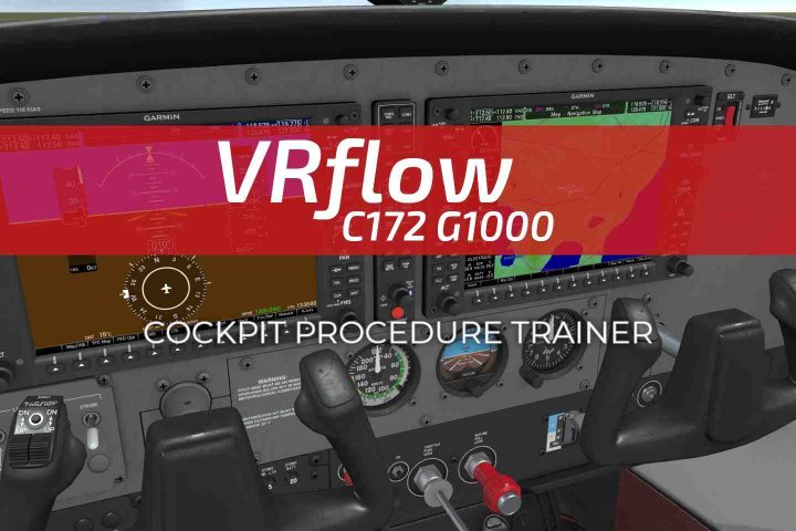 《飞行模拟 空客C172S G1000》VRflow C172S G1000