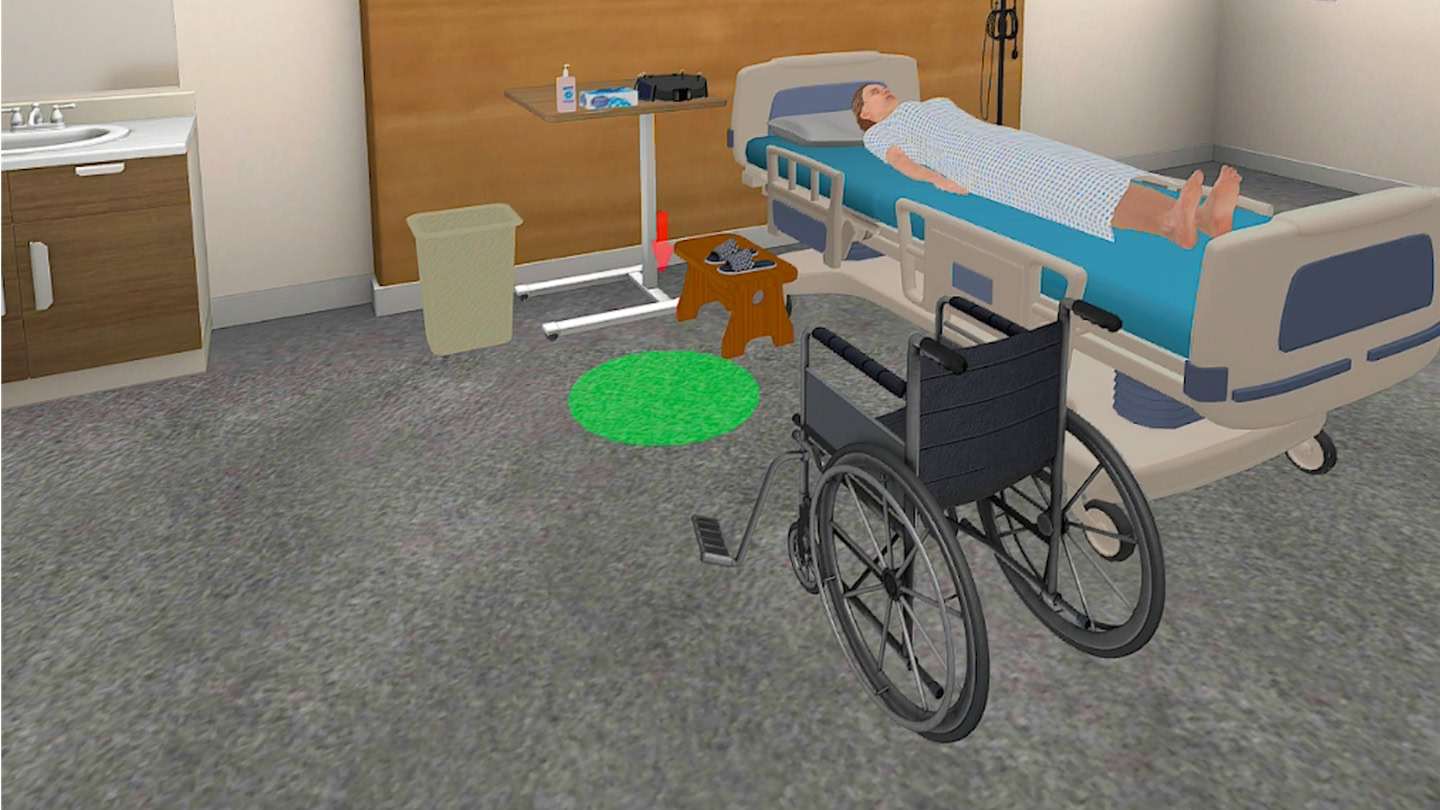 《轮椅使用模拟器》Ambulate to Wheelchair Simulator